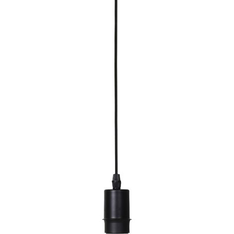 Light & Living - hängeleuchte - Cupa - schwarz - metall - E27 - (1/3)