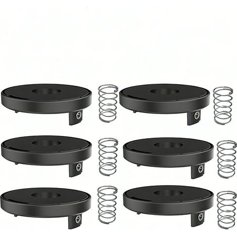 Bobine de fil de rechange pour débroussailleuse Einhell CE-CT36/30 3405096, pour débroussailleuse Einhell 3405096 (6 couvercles + 6 ressorts)