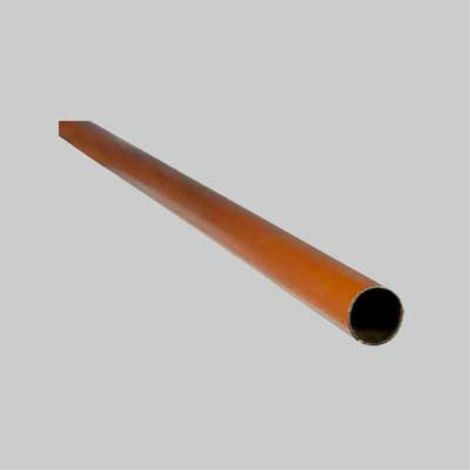 Tubo per armadio tondo ø 18 mm - bianco (3 metri lineari) (1/2)