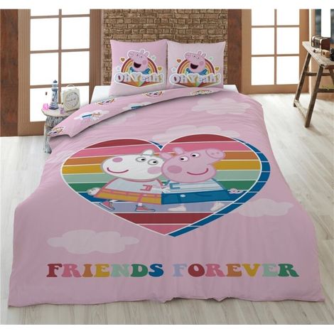 Funda nordica Peppa Pig cama 90 microfibra