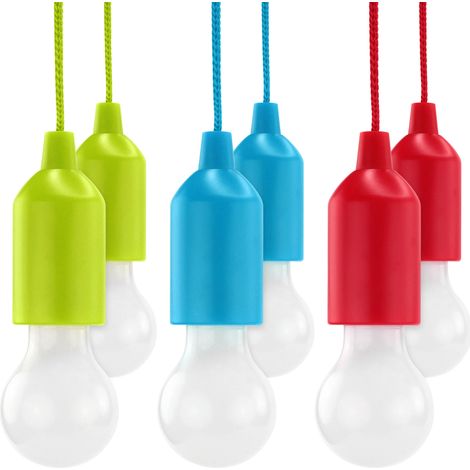 HyCell Pull-Light Set mit Zugschalter, Warmweiß LED 22 Stunden Leuchtdauer