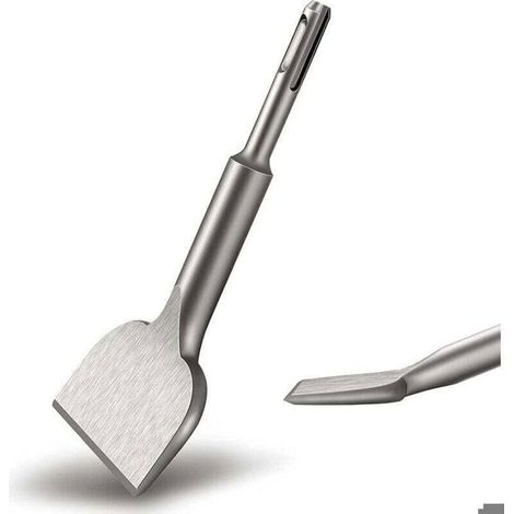 Burin SDS PLUS Carrelage, Ciseau à Carrelage 165mm x 75mm Haute Qualité Nouvellement Améliorés, Burin pour Carreleur, Ciseau (1/4)