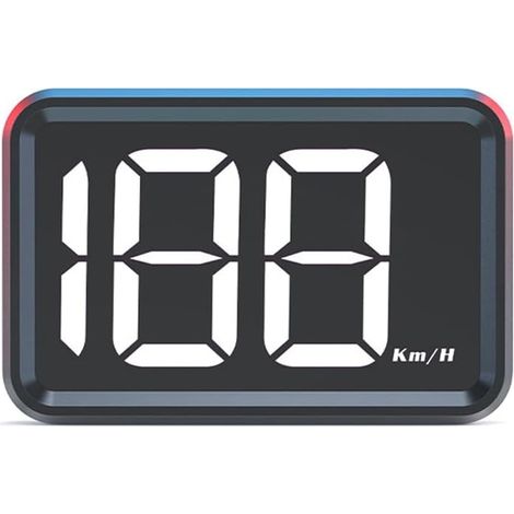 Compteur de Vitesse Numérique GPS HUD pour Voiture et Moto, Accessoires LED HD KM/H