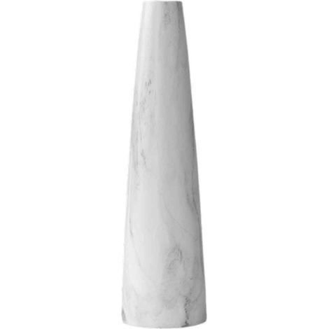 1 Vase, Céramique, Design conique, Blanc, Pour salon, Bureau (1/5)