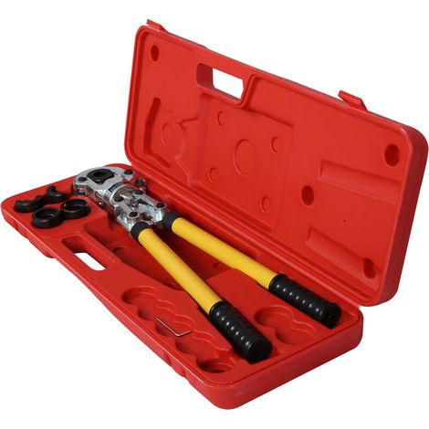 Pince à sertir professionnelle – Sertisseuse pour tubes Ø16-32 mm – Acier à outils durable – Poignées extensibles pour effet de levier (1/4)