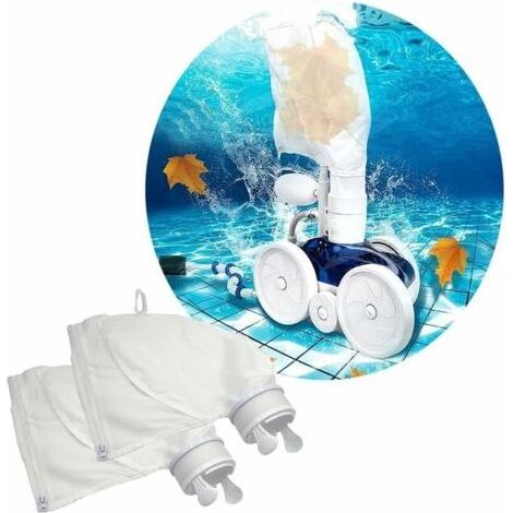 Sac De Nettoyage Piscine - Pour Robot Polaris 280 Et 480 - Maille Ultra Fine - Coutures Renforcées - Lot De 2 (1/5)