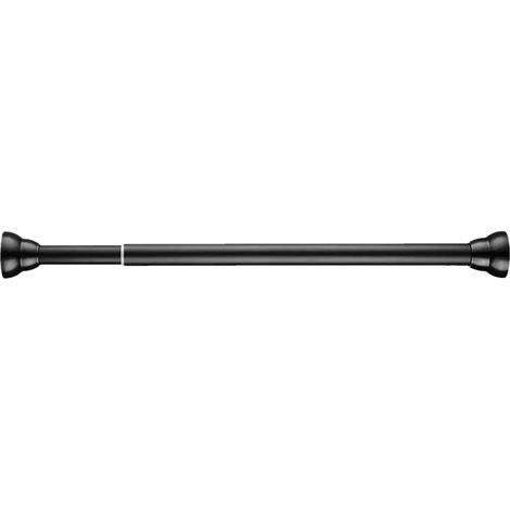 Barra de cortina extensible antideslizante con resorte, de 50 a 80 cm (20 a 32 pulgadas), no requiere perforación, inoxidable, para baño o ducha. (1/5)
