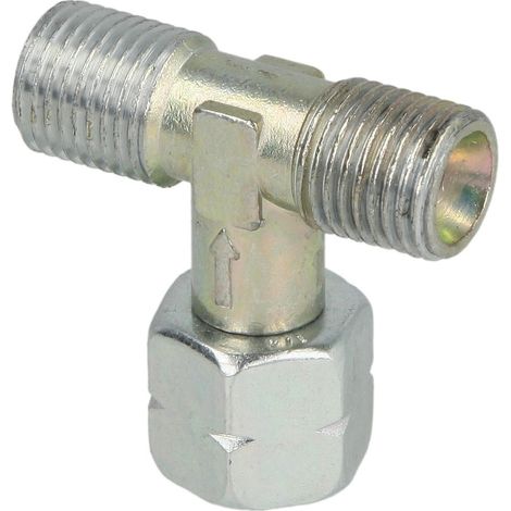 GOK Té doublede bifurcation 1/4 écrou LH x 2 x 1/4 LH-KN