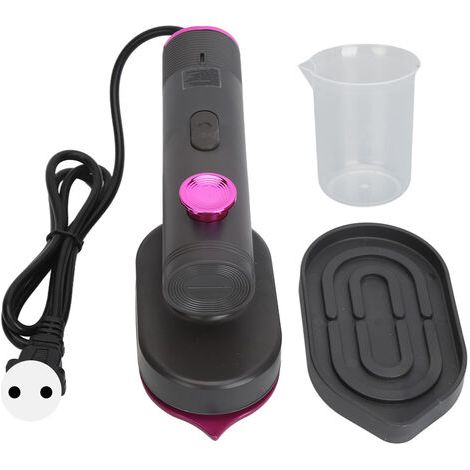Plancha de vapor portátil de 220 V, planchado en seco y húmedo, calentamiento rápido, mini plancha portátil para viajes y hogar, enchufe europeo. (1/5)