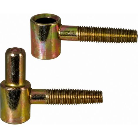 Tappo a vite maschio e femmina, diametro del foro 5,5mm H26xD9mm - 2 pezzi.