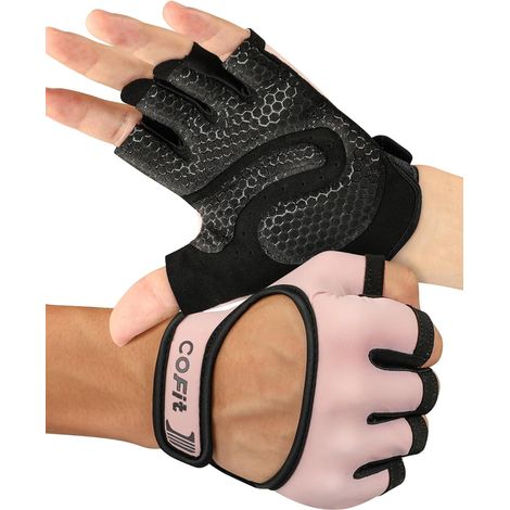 Gants de Fitness avec Bracelet de Soutien, Respirants et Antidérapants Gants d'haltérophilie pour Homme et Femme Idéal pour l'haltérophilie, Le Fitness, l'exercice (1/5)