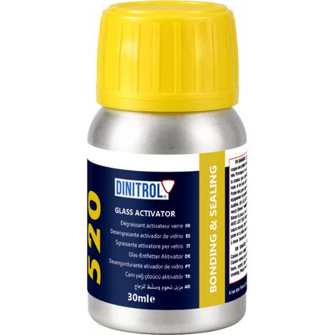 Dégraissant Activateur D-520 Transparent pour Vitrage pour Carrosserie Automobile (1/4)