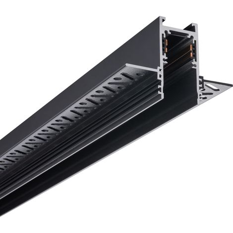 Binario magnetico incasso nero 2m Nowodvorski LVM Track (1/2)