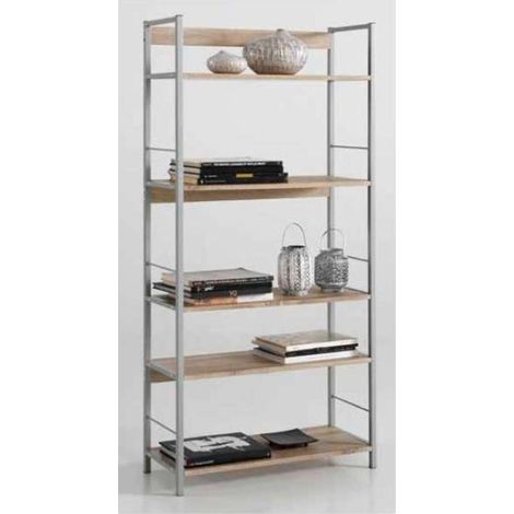Estanteria Kala 5 baldas acabado haya 150 cm(alto)74 cm(ancho)30 cm(fondo) .