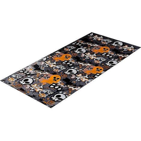 50pcs sacs à bonbons transparents décoratifs, grande capacité, multi-usage, réutilisables, Trick Or Treat avec attaches, sacs d'emballage cadeau pour biscuits et snacks de fête d'Halloween (1/5)