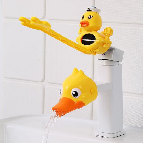 Extension Robinet pour Enfant,Robinet Extender,Extension de poignée d'évier de Style Cartoon Faucet Extender,pour Salle de Bain et Cuisine pour Laver Les Mains 10cm ,