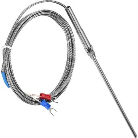 fil de thermocouple Fil de capteur de température de sonde de thermocouple de type electronique resistance 2 m / 6,6 pieds (1/5)