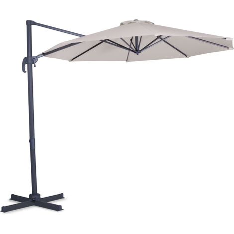 Sonnenschirm Bardolino Ø300cm – Ampelschirm Beige (1/5)