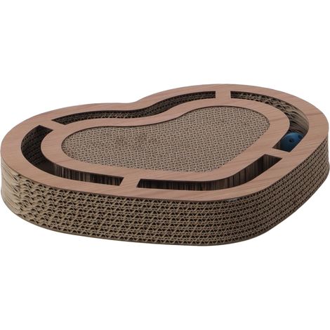 Jeu a Griffer pour Chat 42 cm Coeur avec Balle Sonore (1/3)