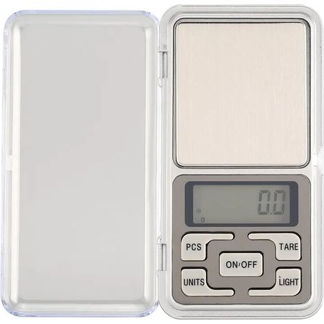 Bascula Balanza Digital 0.1 a 500 gramos LCD  Gris (1/5)
