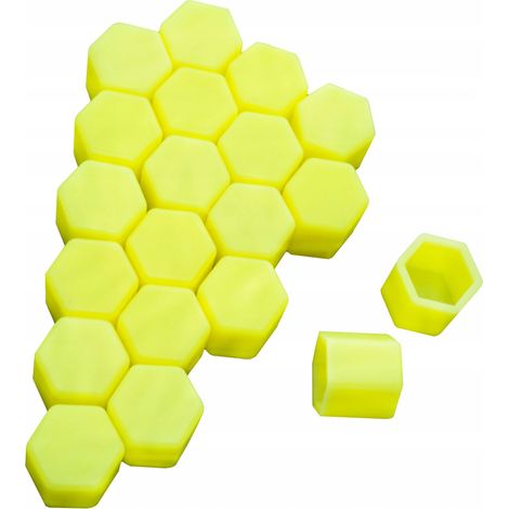 EPTUNING044 Tapas para tornillos de 19 mm - Amarillas (Silicona) (1/5)