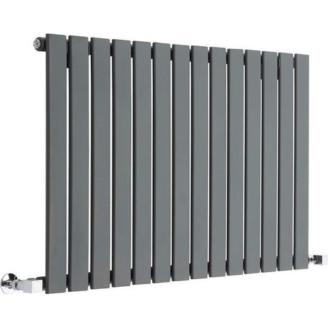 Single Flat Panel Radiator Anthracite 600mm High 1020mm Wide