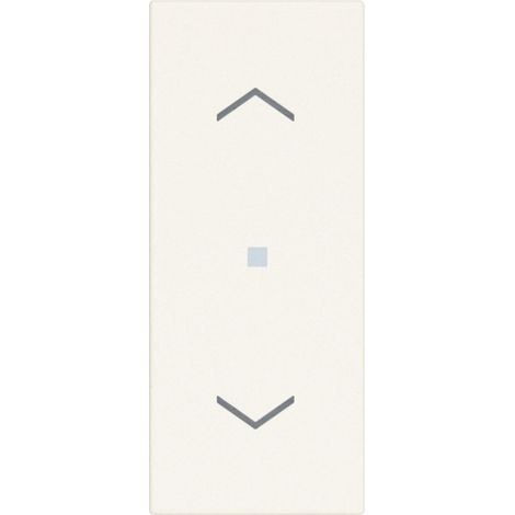 Commutatore per tapparelle illuminabile Bianco Vimar Linea 30196.B (1/2)