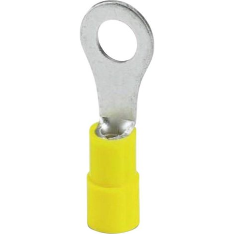 Phoenix Contact 3240029 Capocorda ad anello Sezione Max=6 mm² Ø foro=6.50 mm Parzialmente isolato Giallo 25 pz.