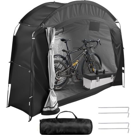 Abri pour 2 Vélos, Couverture pour Vélo, Tente pour Vélo, Idéale pour le Jardin, 210D Oxford, Bâche pour Vélo, Abri pour Outils de Jardin, Tente pour Moto, Outils de Jardin, Jouet, Tondeuse à (1/5)