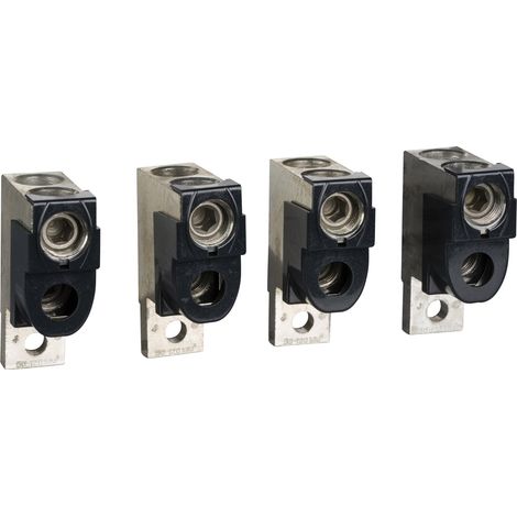 4 connettori - 2 cavi - 50..120 mm² - Per INS40..160 / INS250 / INV100..250 - LV429219