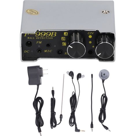 Détecteur de Fuites Professionnel pour Tuyaux Souterrains, Haute Sensibilité Métal, Prise US 110‑240V (1/5)