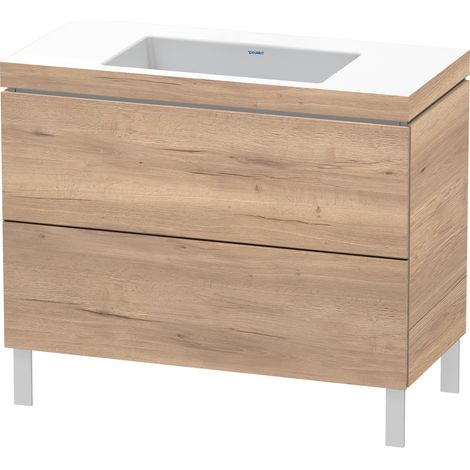 Duravit L-Cube c-bonded Ensemble vertical, 2 tiroirs, sans