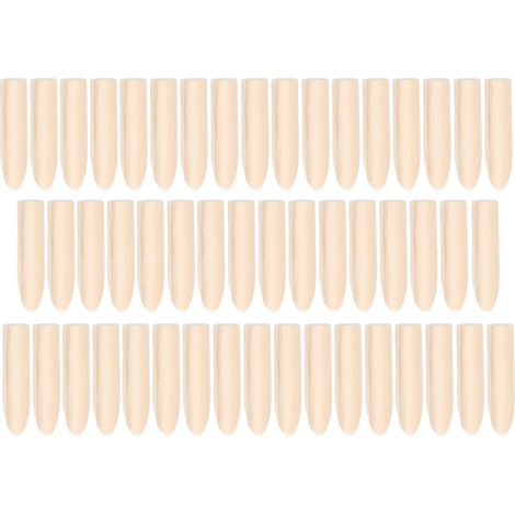 50pcs Bouchons de Trou de Poche en Bois Massif 5mm Accessoires D'outil de Localisation de Gabarit de Pin pour le Travail du Bois, Autres Abrasifs (1/5)