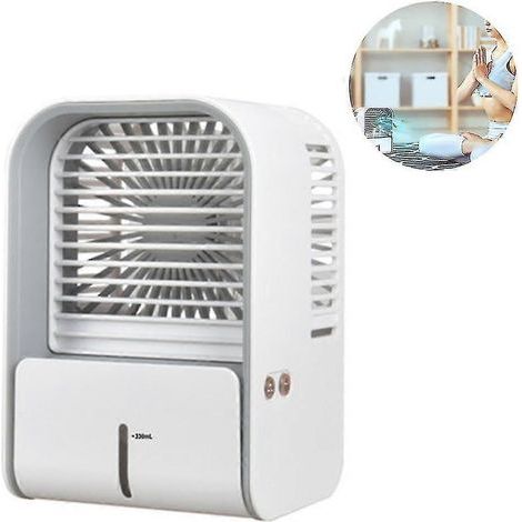 Mini climatiseur mobile, rafraîchisseur d'air/humidificateur/ventilateur USB avec-AquaForge (1/5)