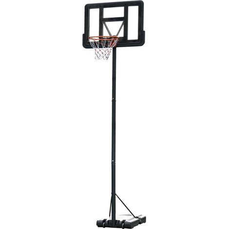 CANESTRO BASKET ALTEZZA REGOLABILE 231-305 CM BASE CON RUOTE IN ACCIAIO (1/5)