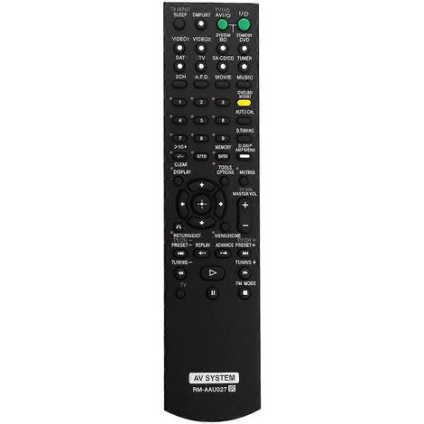 Télécommande pour ampli audio compatible avec Sony RM-AAU021 (1/5)