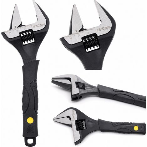 Clef ajustable suédoise 8'' 0-39mm Largeur 200mm KD10042 (1/5)