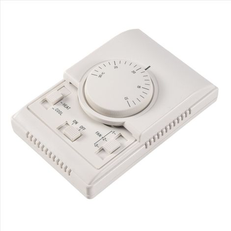 Termostato mecánico de ambiente MT01 de 220 V CA para unidades de aire acondicionado y fancoil.