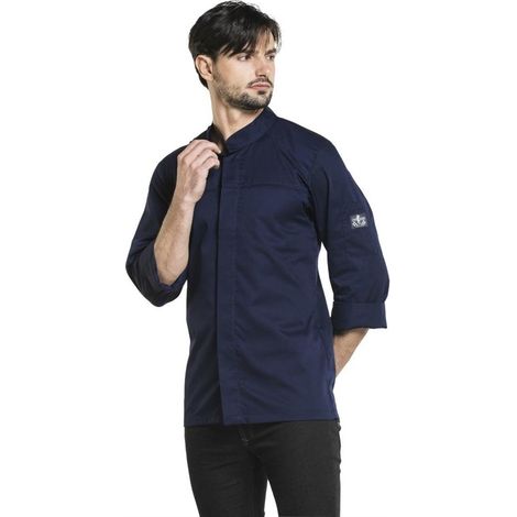 Veste de Cuisine Salerno Bleue - Chaud Devant
