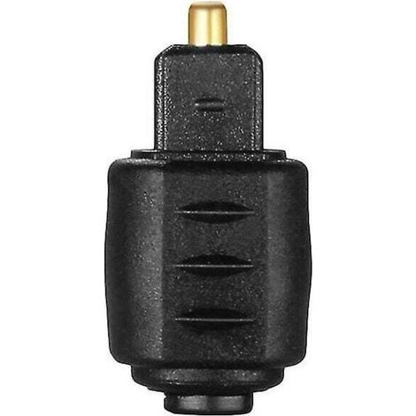 Adaptateur audio optique 3,5 mm femelle vers numérique mâle – Connecteur pour câble courant faible – Conversion audio numérique précise (1/3)