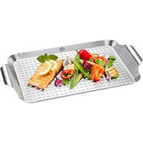 Plat à griller 43x25cm inox - Gefu - 89258 (1/2)