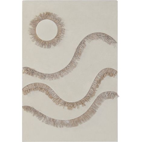 Decoracion Pared Mdf Fibra 80X5X120 3D Blanco (1/4)