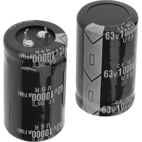 condensateurs électrolytiques audio, dimensions : 30 × 50 mm, 10 000 µF, 63 V (1/5)