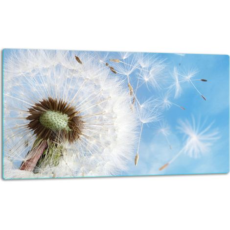 Schneidebrett aus Glas, 52x30 cm, Blumen (1/5)