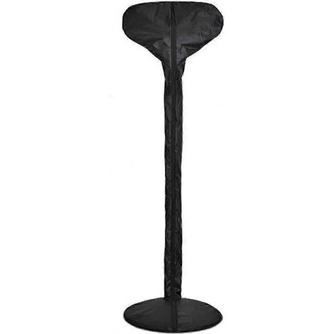 Protection pour chauffages de terrasse électriques sur pied : housse de protection intégrale imperméable avec fermeture éclair (1/5)