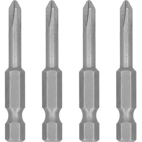 Set mit 10 magnetischen Phillips-Schraubendreherbits aus S2-Legierungsstahl, 4 mm (1/5)