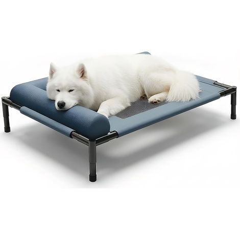 Lit de camping pour animal de compagnie, respirant et confortable pour toutes les saisons et lavable à la main, idéal pour les chiens et les chats pour se reposer à l'intérieur et à (1/5)