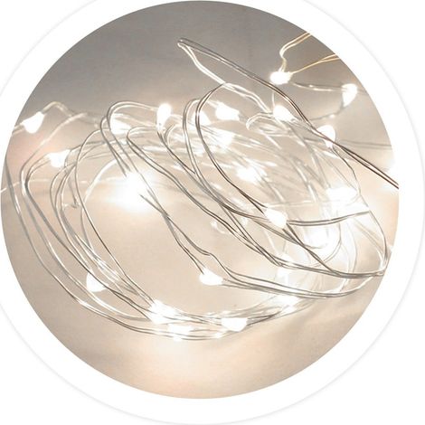 Ghirlanda di filo LED 9,9M 8 funzioni Luce fredda
