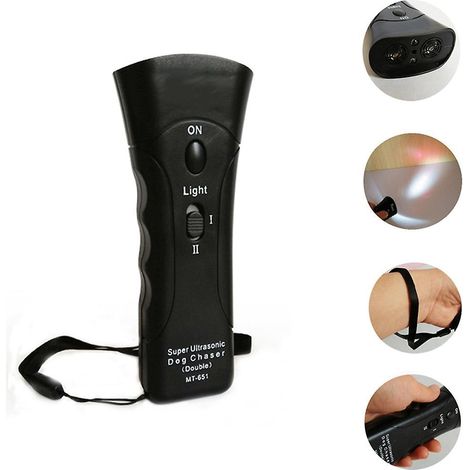 Hundeabwehr-Trainer mit LED-Taschenlampe