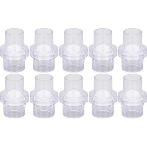 10 protections faciales CPR jetables avec valve unidirectionnelle, accessoires de réanimation portables, lot de 10 pièces (1/5)